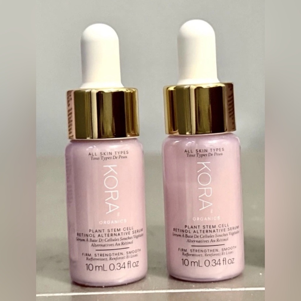 KORA Organics Plant Stem Cell Retinol Alternative Firming Serum Two (2) NIB